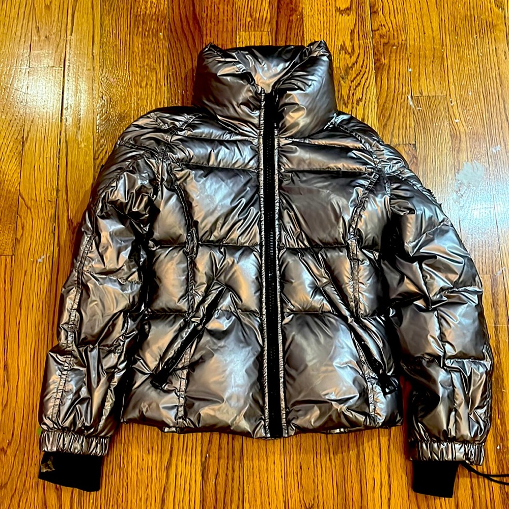 Children’s Sam coat silver winter coat